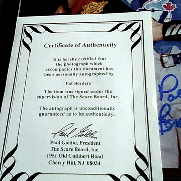 Pat Border 1992 World Series MVP Plaque - Picture 13 of 14